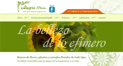 Desktop Screenshot of flores-alegria.com